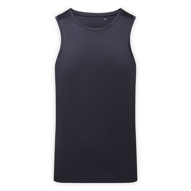 French Navy - Front - TriDri Mens Ion-Charge Performance Vest Top