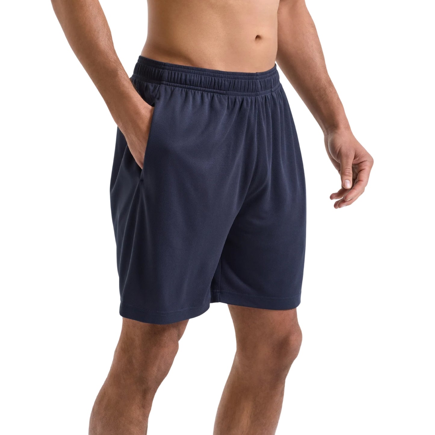 French Navy - Side - TriDri Unisex Adult Ion-Charge Performance Shorts
