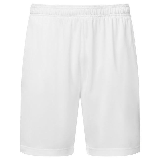 White - Front - TriDri Childrens-Kids Ion-Charge Performance Shorts
