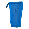 Intense Blue - Side - Build Your Brand Childrens-Kids Basic Sweat Shorts