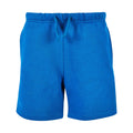 Intense Blue - Front - Build Your Brand Childrens-Kids Basic Sweat Shorts