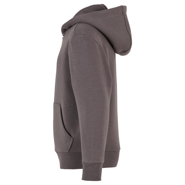 Magnet - Lifestyle - Build Your Brand Childrens-Kids Fluffy Full Zip Hoodie