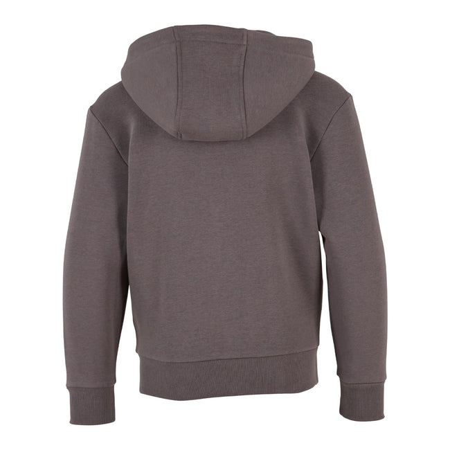 Magnet - Back - Build Your Brand Childrens-Kids Fluffy Full Zip Hoodie