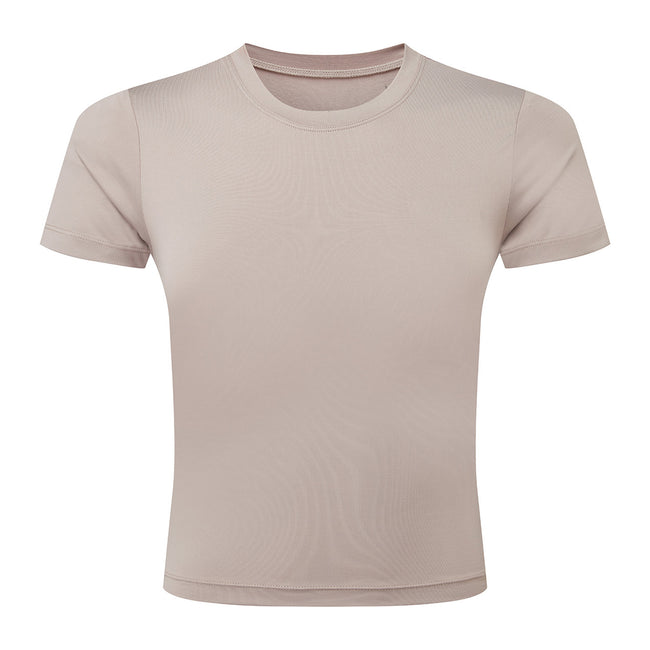 Stone - Front - TriDri Womens-Ladies Recycled Fitted Top