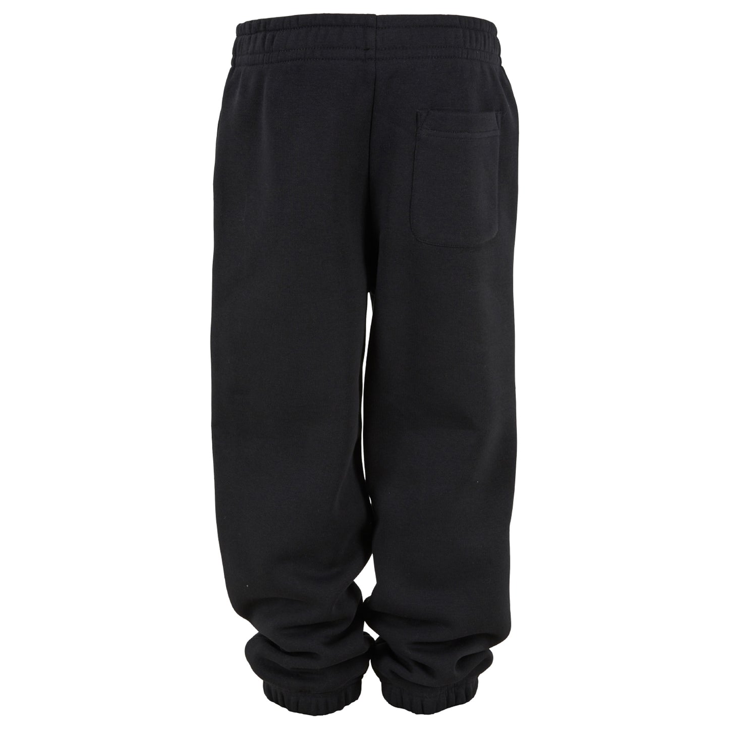 Black - Back - Build Your Brand Childrens-Kids Basic Plain Jogging Bottoms