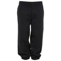 Black - Front - Build Your Brand Childrens-Kids Basic Plain Jogging Bottoms