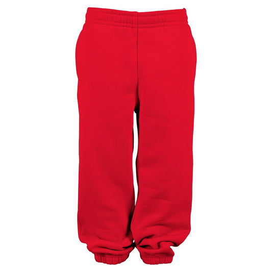 City Red - Front - Build Your Brand Childrens-Kids Basic Jogging Bottoms