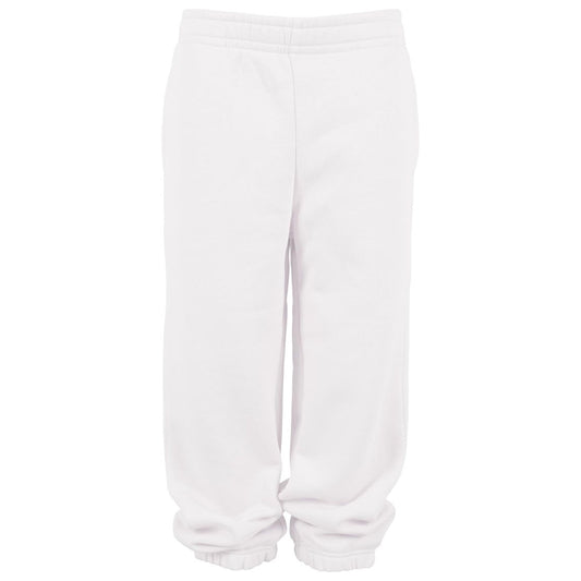 White - Front - Build Your Brand Childrens-Kids Basic Jogging Bottoms