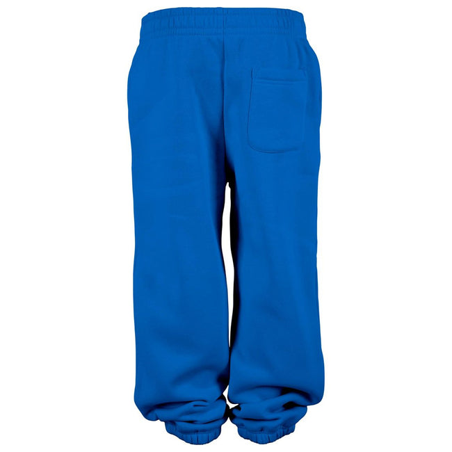 Intense Blue - Back - Build Your Brand Childrens-Kids Basic Jogging Bottoms