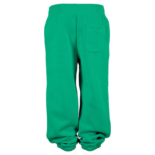 Grass Green - Back - Build Your Brand Childrens-Kids Basic Jogging Bottoms
