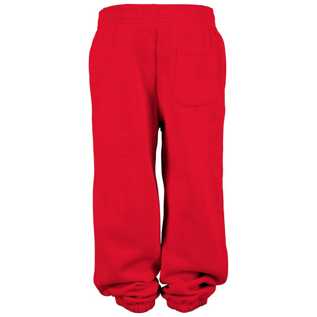 City Red - Back - Build Your Brand Childrens-Kids Basic Jogging Bottoms
