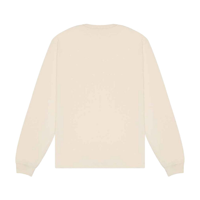 Natural - Back - Bella + Canvas Unisex Adult Heavy Boxy Long-Sleeved T-Shirt