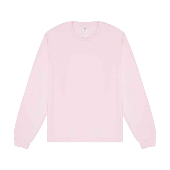 Soft Pink - Front - Bella + Canvas Unisex Adult Heavy Boxy Long-Sleeved T-Shirt