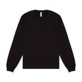 Black - Front - Bella + Canvas Unisex Adult Heavy Boxy Long-Sleeved T-Shirt
