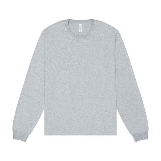 Athletic Heather - Front - Bella + Canvas Unisex Adult Heavy Boxy Long-Sleeved T-Shirt