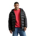 Black - Lifestyle - 2786 Mens Solitude Recycled Hooded Padded Jacket