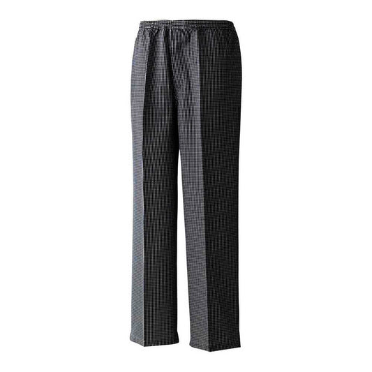 Black - Front - Premier Unisex Adult Pull-On Chef Trousers