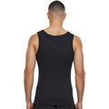 Black - Back - Build Your Brand Mens Plain Tank Top