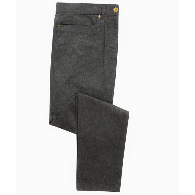 Charcoal - Front - Premier Mens Performance Chinos