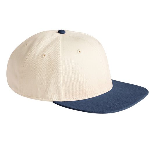 Natural-Navy - Front - Beechfield Unisex Adult Baseball Cap