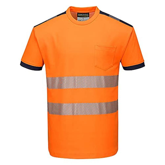 Orange - Front - Portwest Mens Hi-Vis Vest