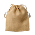 Natural - Front - Nutshell Jute Stuff Bag