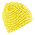 Lemon - Front - Beechfield Childrens-Kids Beanie