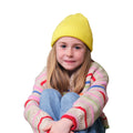 Lemon - Back - Beechfield Childrens-Kids Beanie