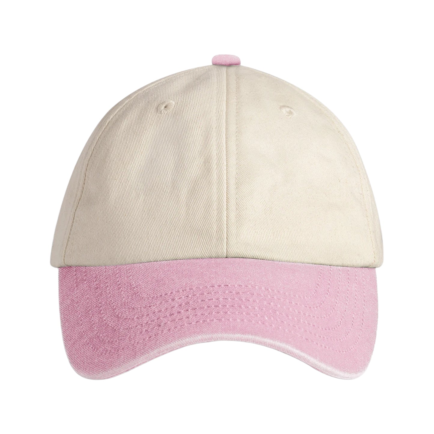 Natural-Vintage Dusky Pink - Side - Beechfield Unisex Adult Baseball Cap