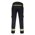 Black - Back - Portwest Mens DX4 Work Trousers