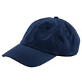 Navy - Back - Beechfield Boys Baseball Cap