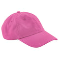 True Pink - Front - Beechfield Boys Baseball Cap