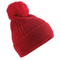 Classic Red - Front - Beechfield Snow Luxe Beanie