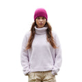 Pink - Side - Beechfield Dip Dye Beanie