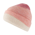 Rose-Peach-Vanilla - Back - Beechfield Wave Soft Beanie