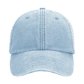 Vintage Denim - Front - Beechfield Childrens-Kids Vintage Low Profile Baseball Cap