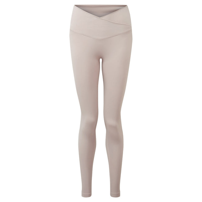 Stone - Front - TriDri Womens-Ladies Recycled Leggings