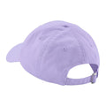 Lavender - Back - Beechfield Childrens-Kids Low Profile Baseball Cap