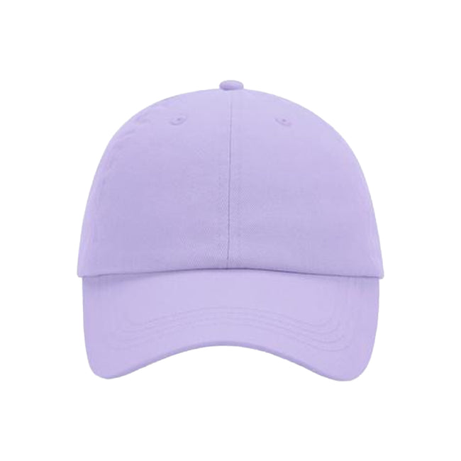 Lavender - Side - Beechfield Childrens-Kids Low Profile Baseball Cap