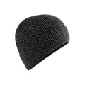 Black - Front - Beechfield Unisex Adult Streetlite Reflective Beanie