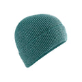 Marine Green - Front - Beechfield Unisex Adult Streetlite Reflective Beanie