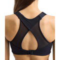 Black - Back - TriDri Womens-Ladies High-Impact Recycled Sports Bra