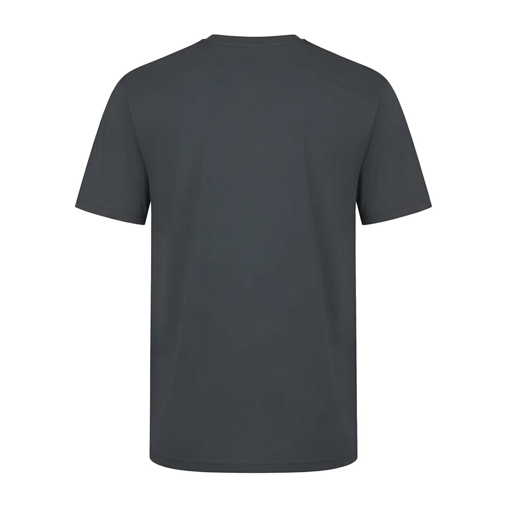 Charcoal - Back - Henbury Unisex Adult CoolPlus Moisture Wicking T-Shirt