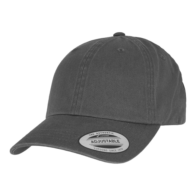 Grey - Front - Flexfit Unisex Adult Washed Baseball Cap