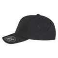 Black - Side - Flexfit Unisex Adult Delta Snapback Baseball Cap