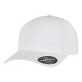 White - Front - Flexfit Unisex Adult Delta Snapback Baseball Cap