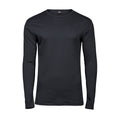 Dark Grey - Front - Tee Jays Mens Interlock T-Shirt