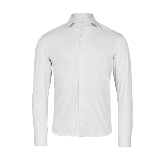 White - Front - Tee Jays Mens Stretch Formal Shirt