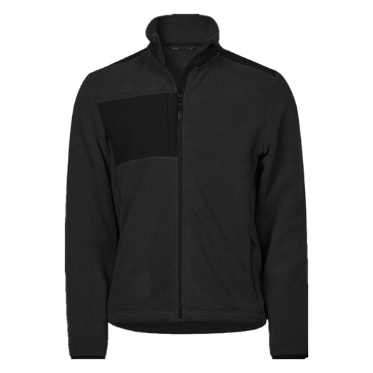 Black - Front - Tee Jays Mens Mountain Fleece Jacket