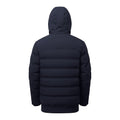 Navy - Back - 2786 Mens Longline Padded Jacket